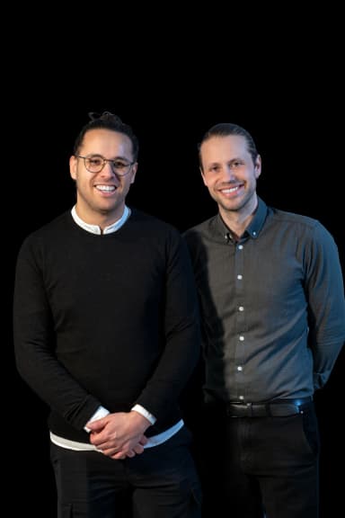Underviserne Rasmus Madsen og Julian Bent Singh